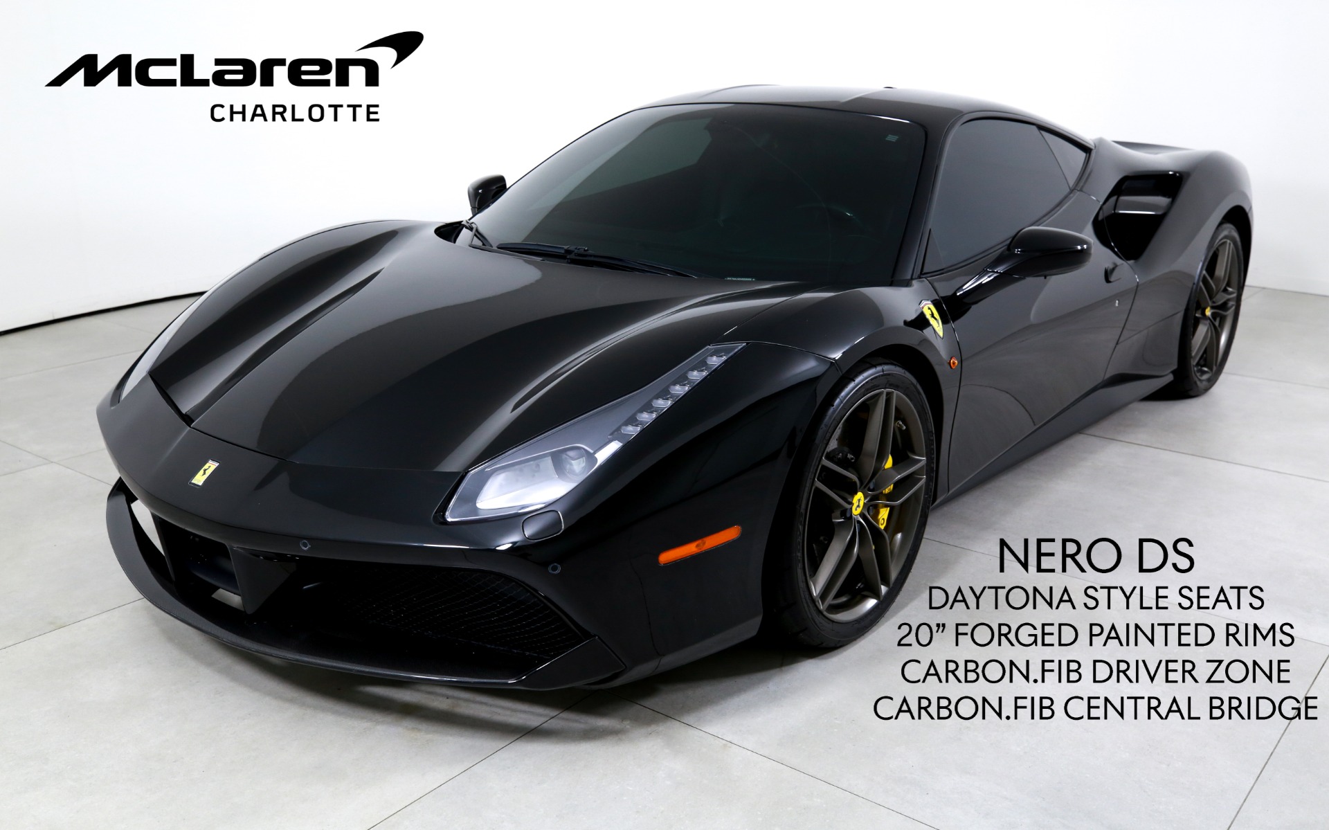 Nero DS 1250 2017 Ferrari 488 Coupe Rear-Wheel Drive 7-Speed Automatic