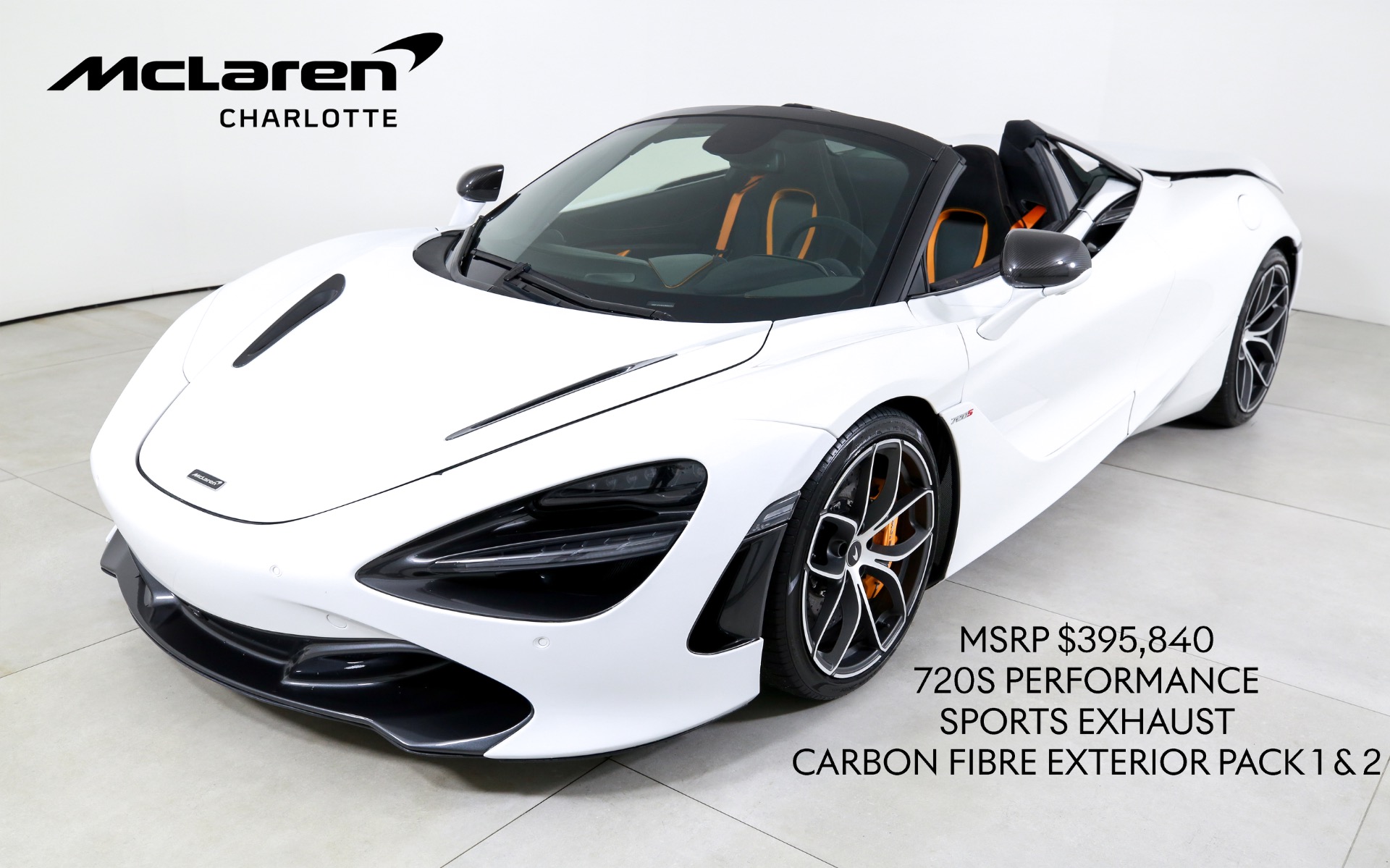 Used 2020 MCLAREN 720S SPIDER Performance | Charlotte, NC