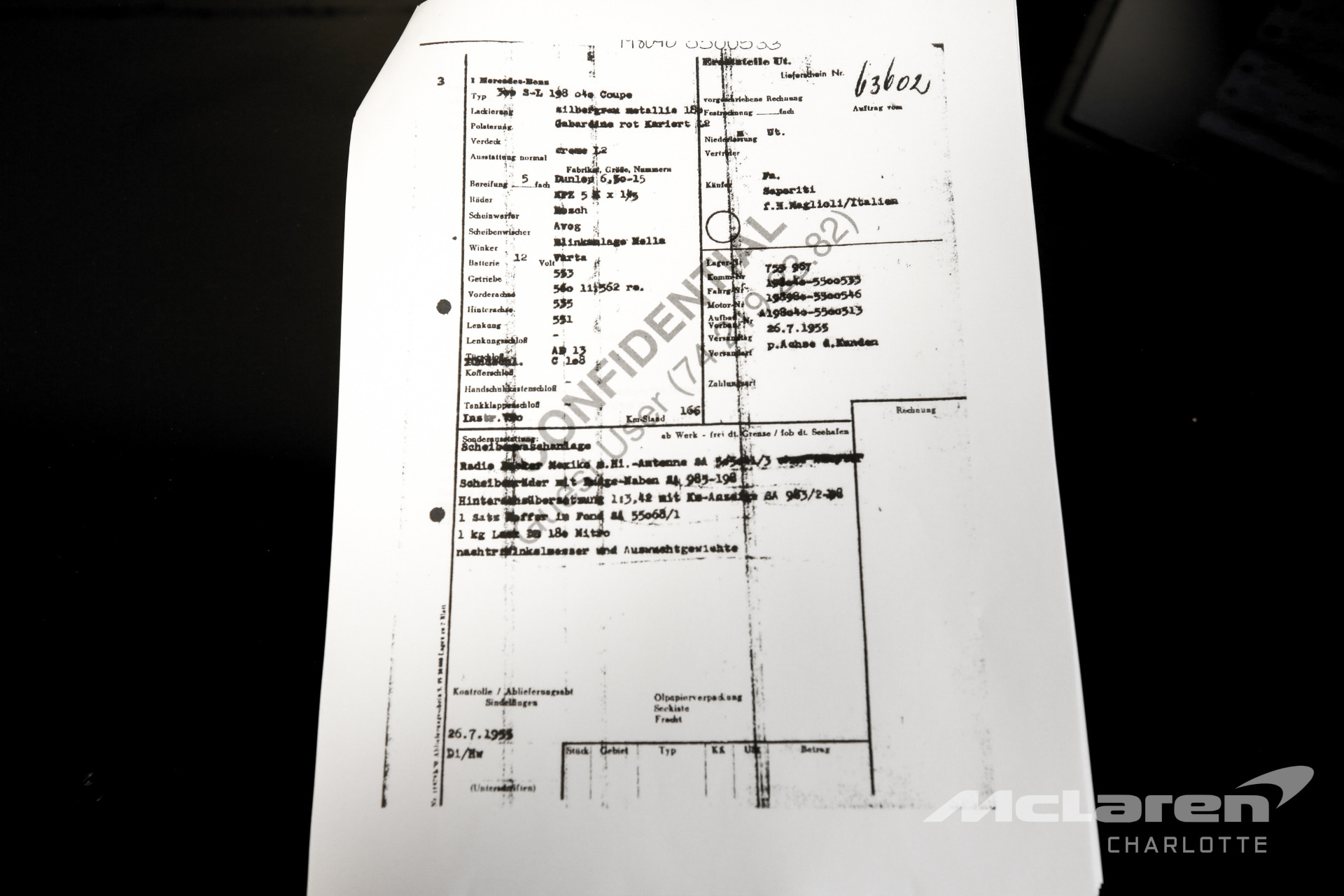 Used 1955 MERCEDES-BENZ 300 SL GULLWING | Charlotte, NC