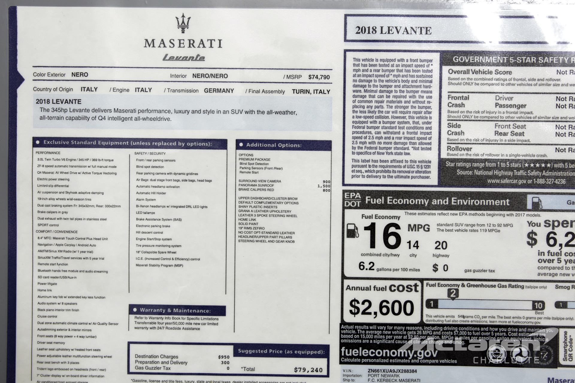 Used 2018 Maserati Levante | Charlotte, NC