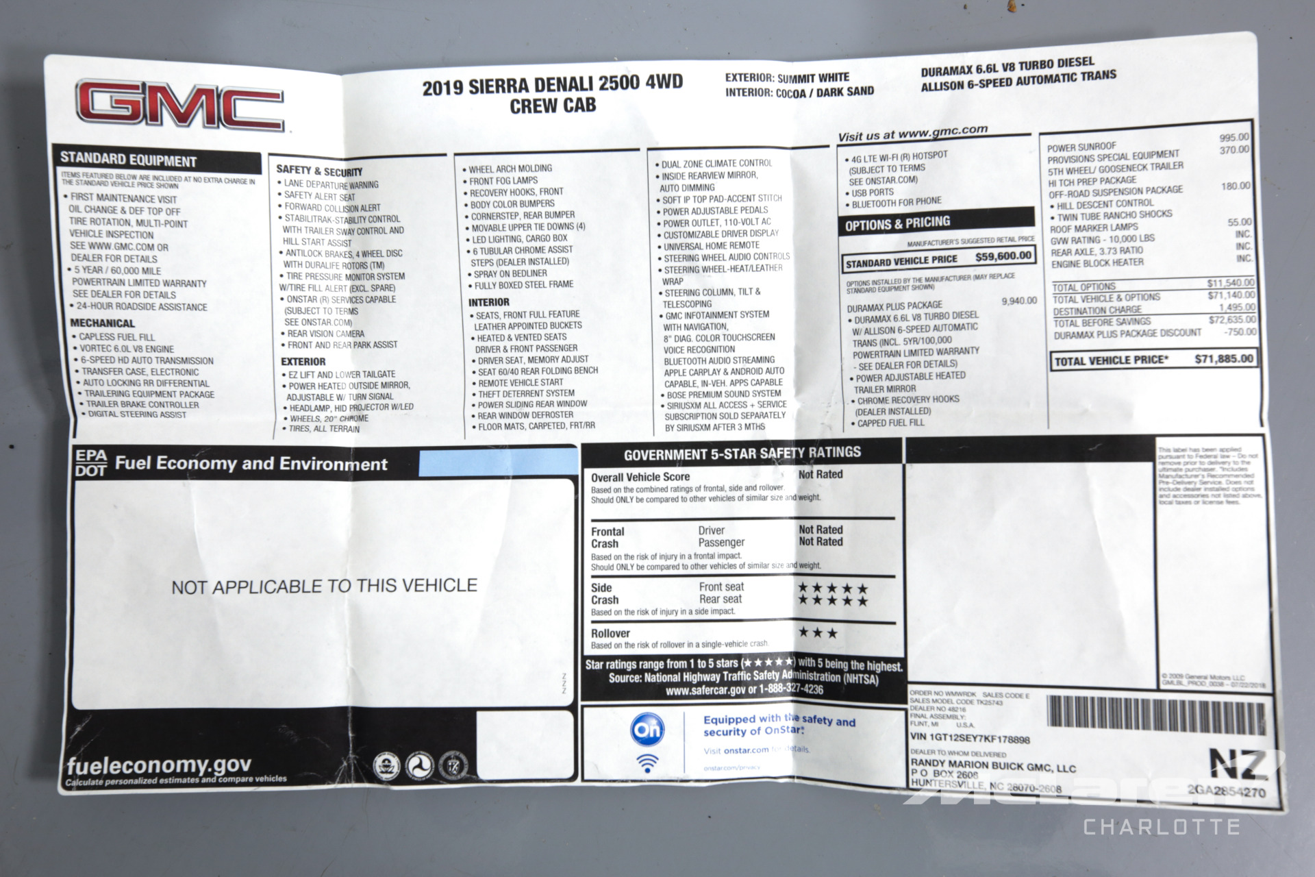 Used 2019 GMC Sierra 2500HD Denali | Charlotte, NC