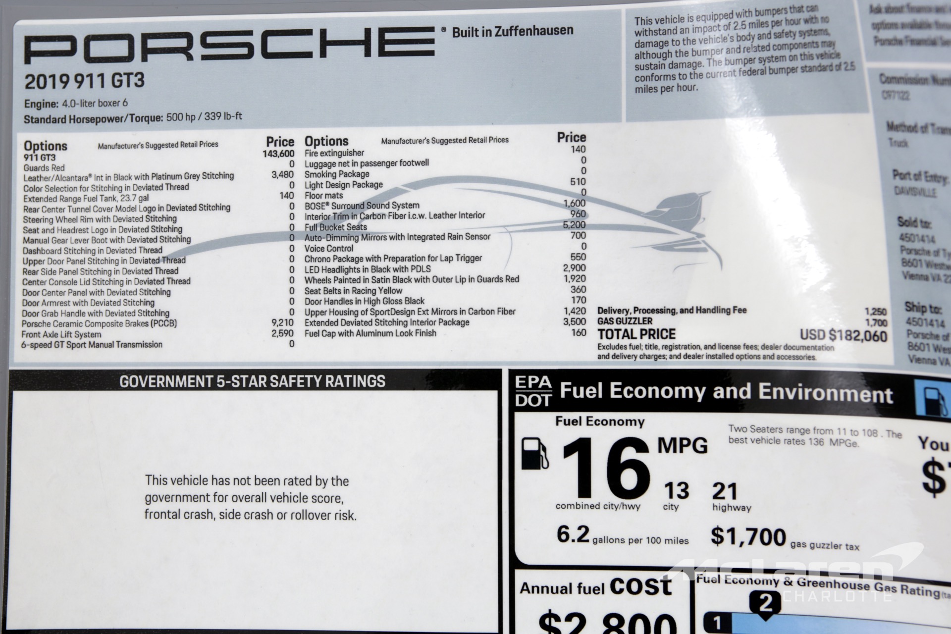 Used 2019 Porsche 911 GT3 | Charlotte, NC