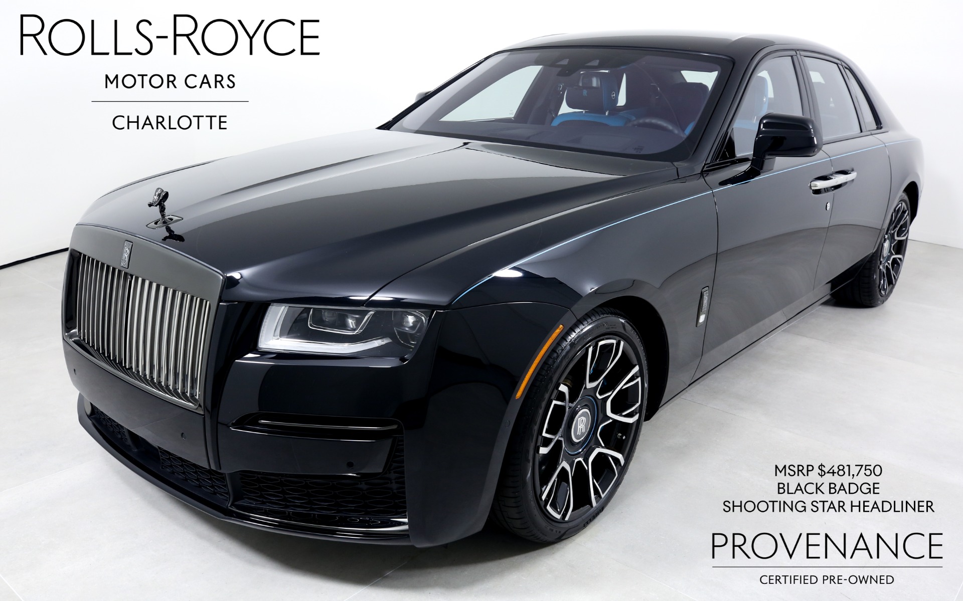 Pre-Owned 2022 Rolls-Royce Ghost Black Badge 4D Sedan in Mt. Laurel  #NU214002