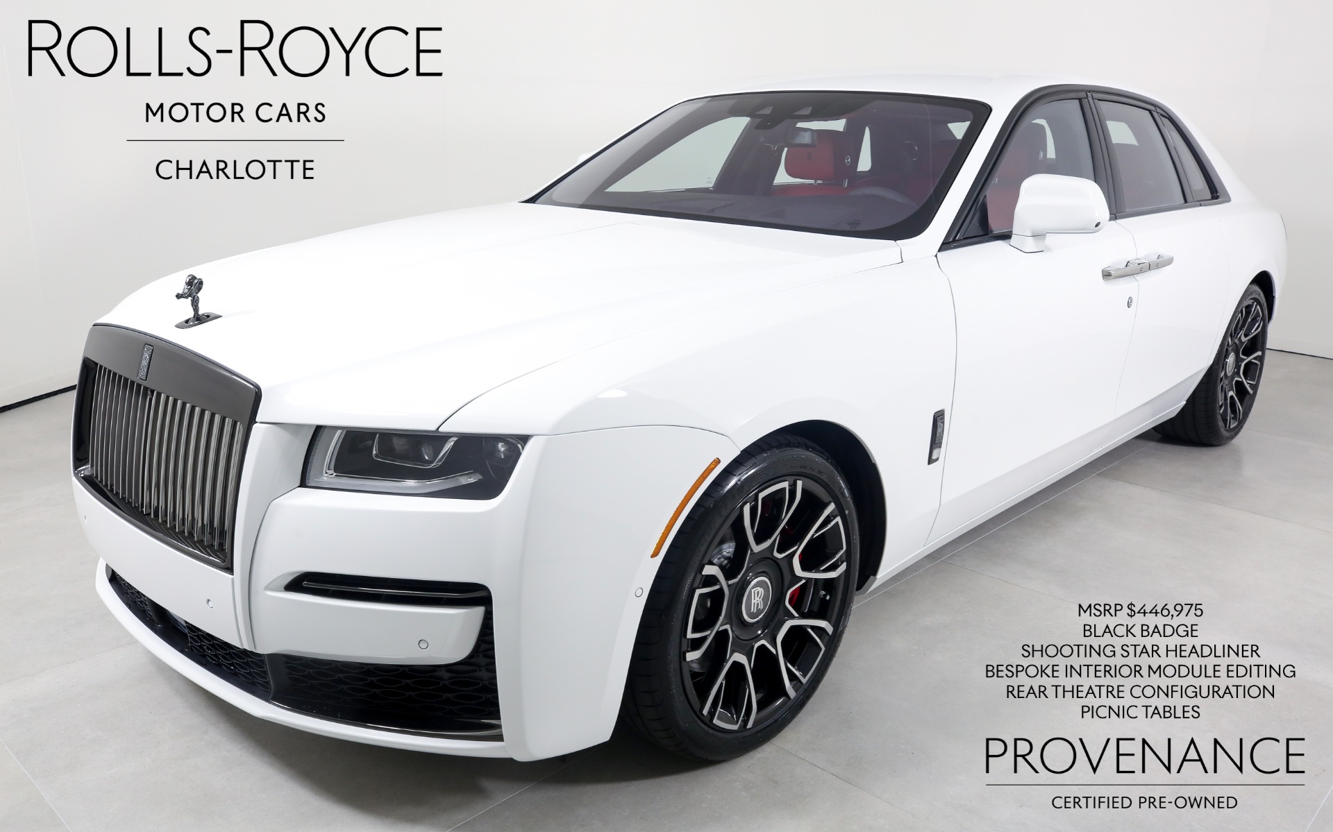 New 2023 Rolls-Royce Black Badge Ghost | Charlotte, NC