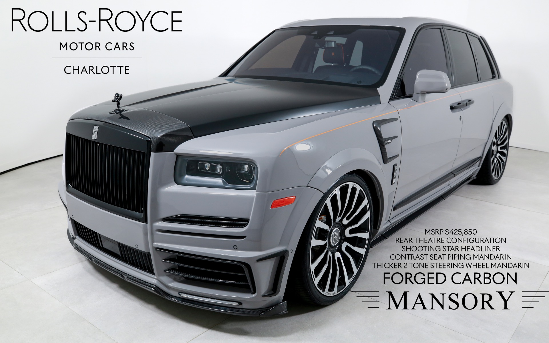 Used 2024 Rolls-Royce Cullinan MANSORY | Charlotte, NC