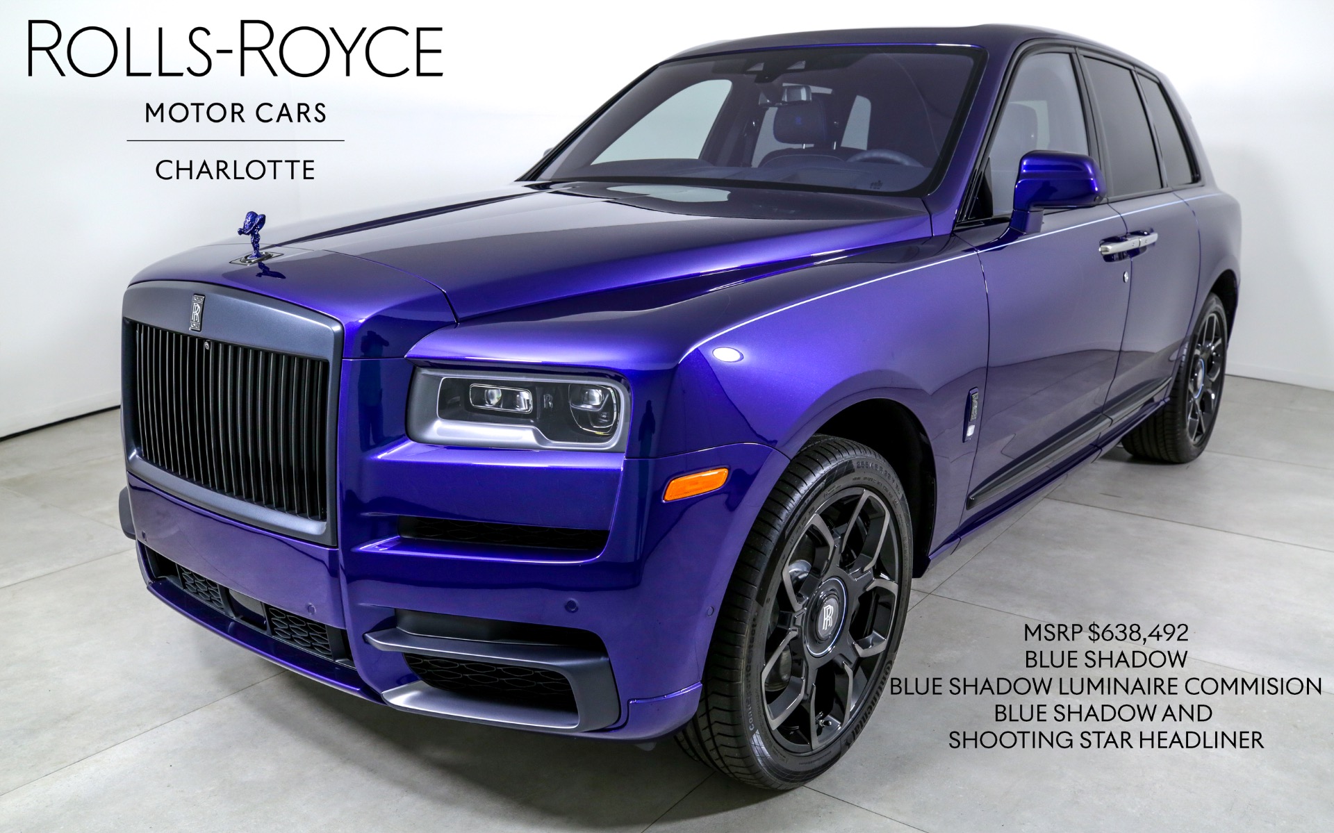 Used 2024 Rolls-Royce Black Badge Cullinan BLUE SHADOW | Charlotte, NC