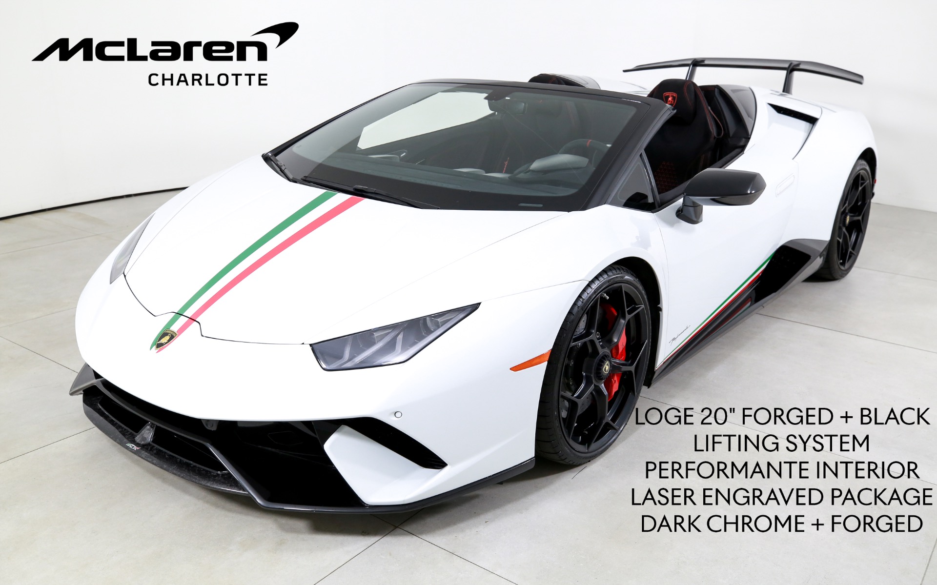Used 2018 Lamborghini Huracan LP 640-4 Performante Spyder | Charlotte, NC