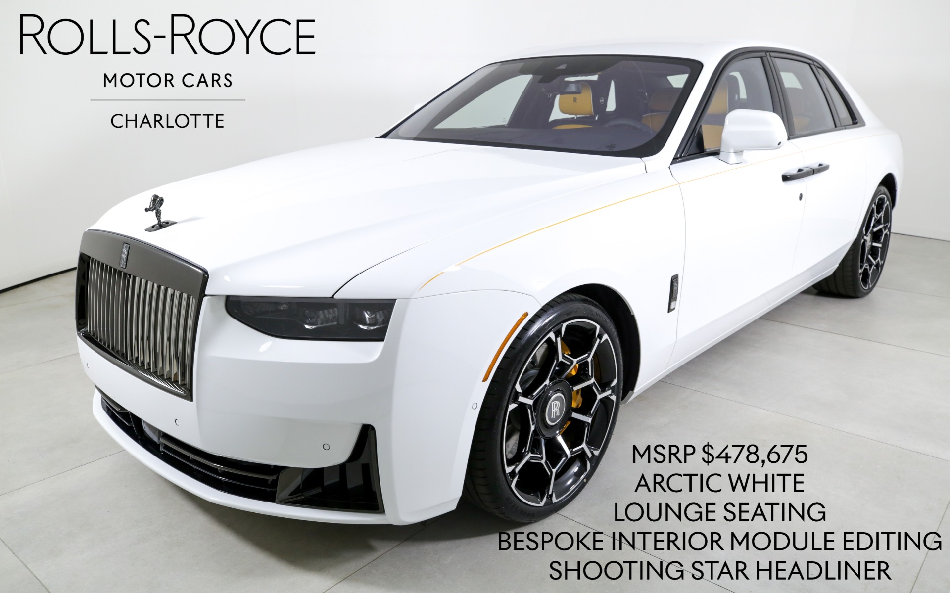 New 2025 Rolls-Royce Black Badge Ghost | Charlotte, NC