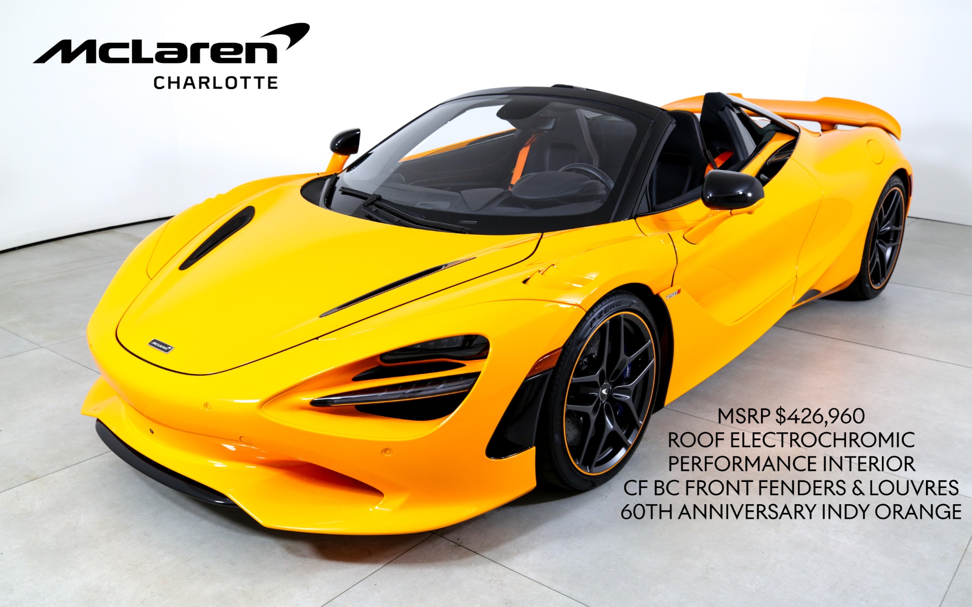 New 2024 McLaren 750S Spider  | Charlotte, NC