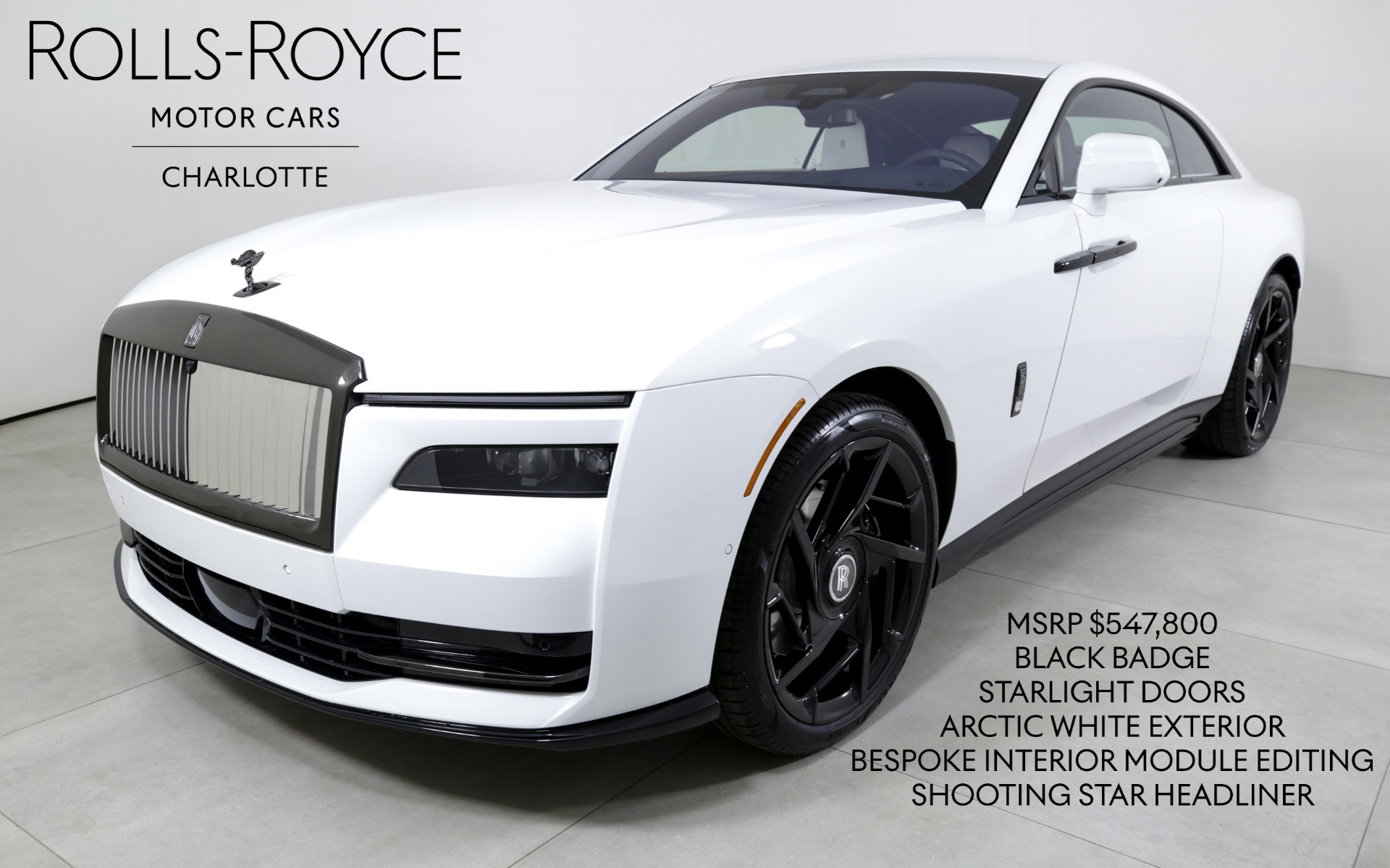 New 2025 Rolls-Royce Black Badge Spectre | Charlotte, NC