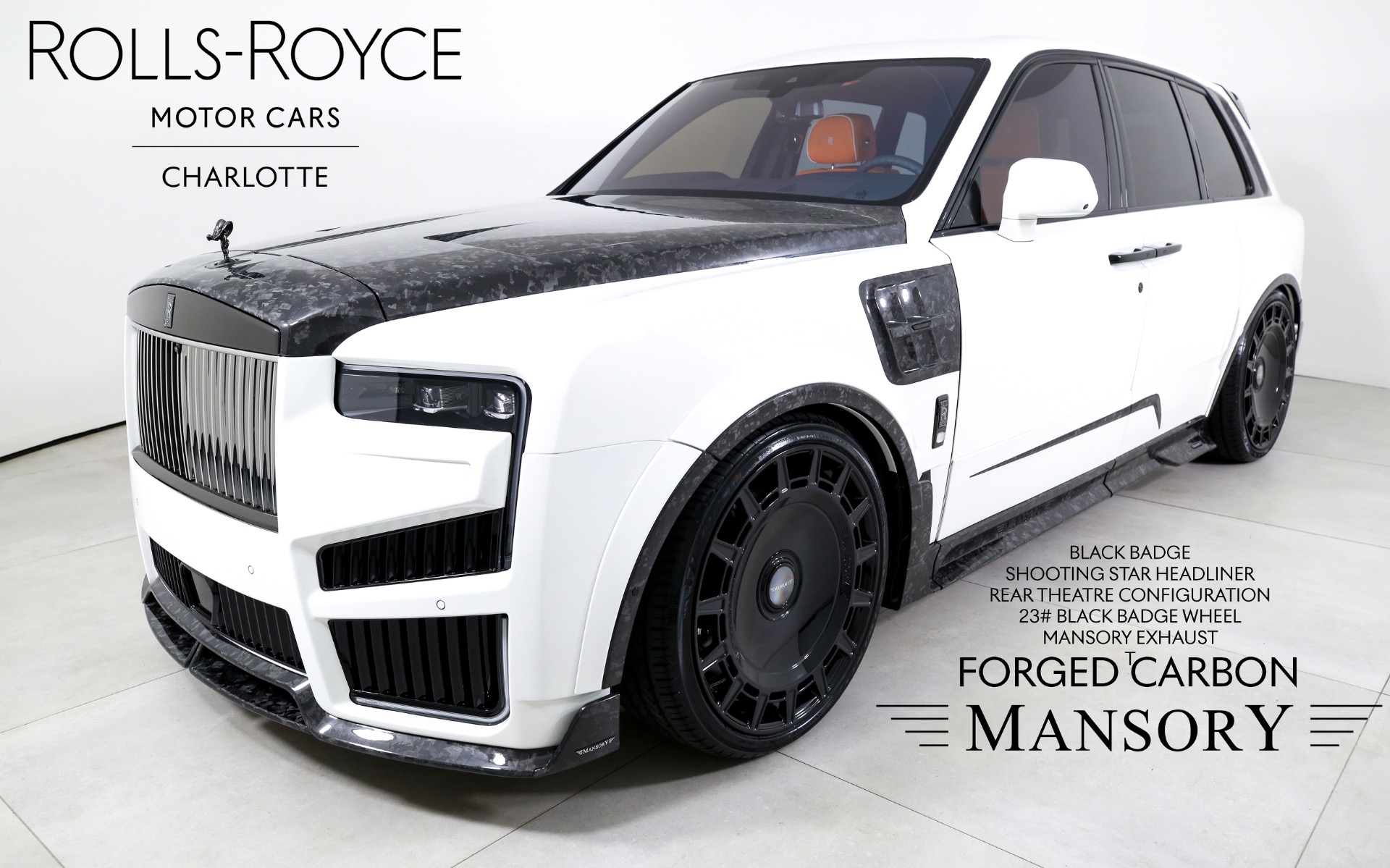 New 2025 Rolls-Royce Black Badge Cullinan | Charlotte, NC