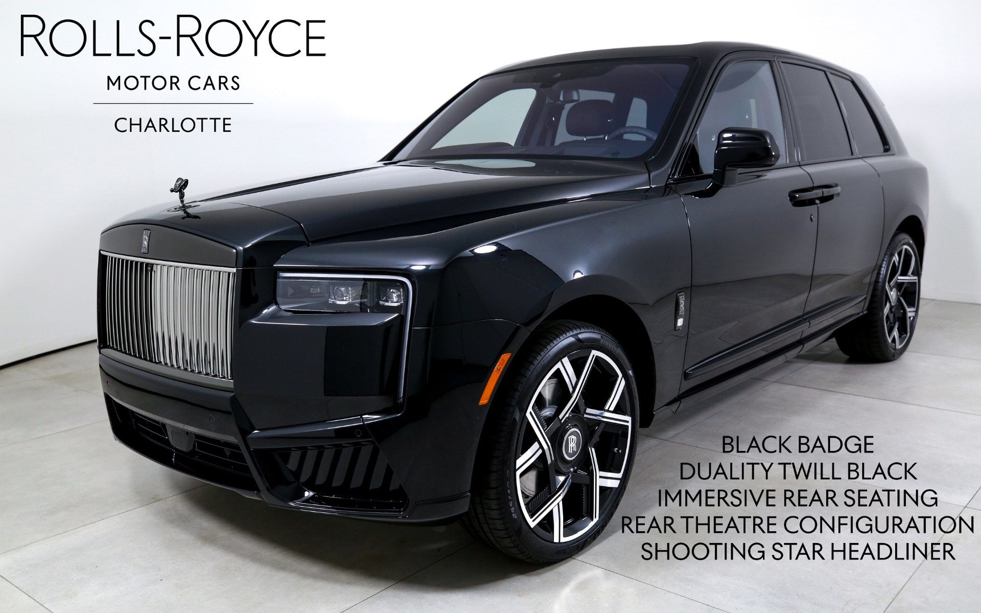 New 2025 Rolls-Royce Black Badge Cullinan  | Charlotte, NC
