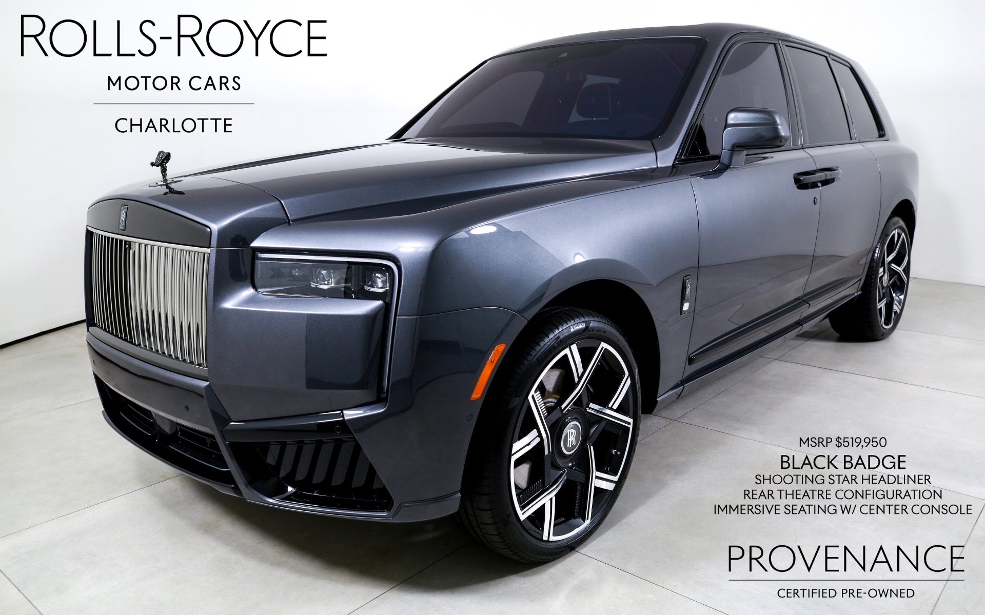 Used 2025 Rolls-Royce Black Badge Cullinan | Charlotte, NC