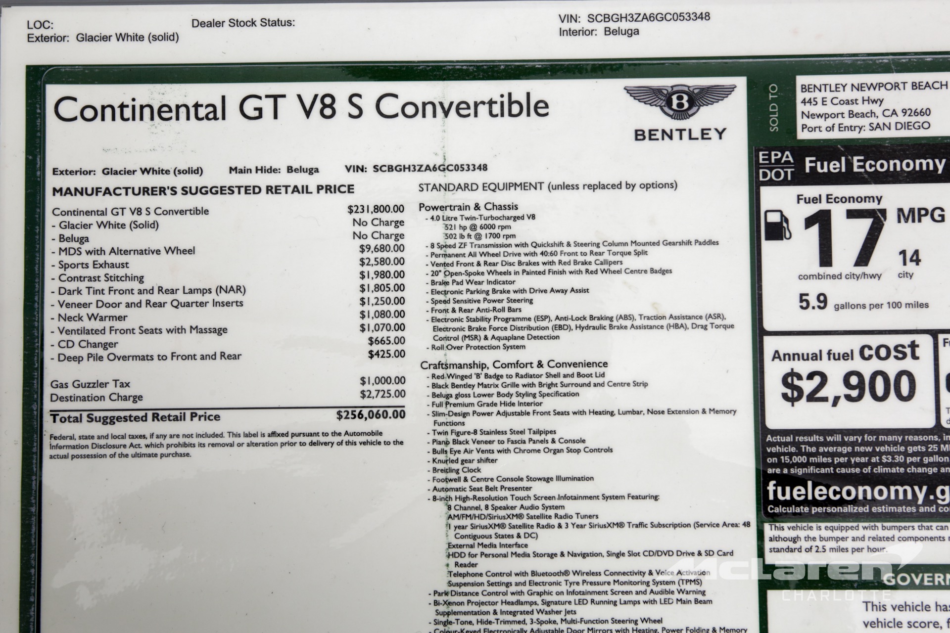 Used 2016 Bentley Continental GT V8 S | Charlotte, NC