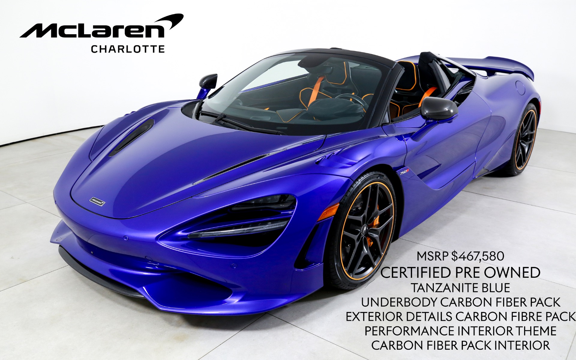 Used 2024 McLaren 750S Spider  | Charlotte, NC