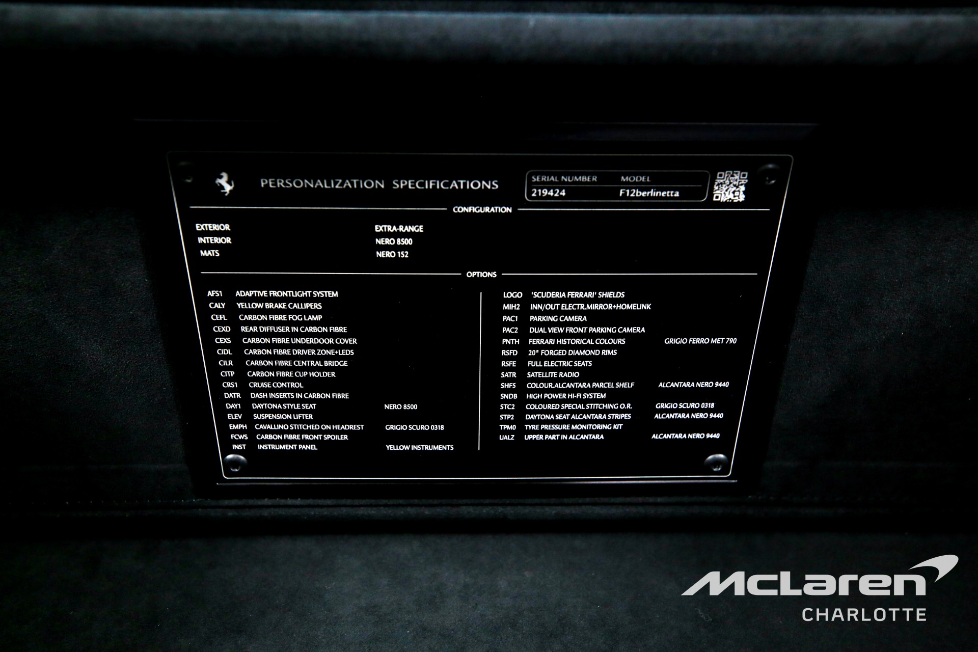 Used 2016 Ferrari F12berlinetta  | Charlotte, NC