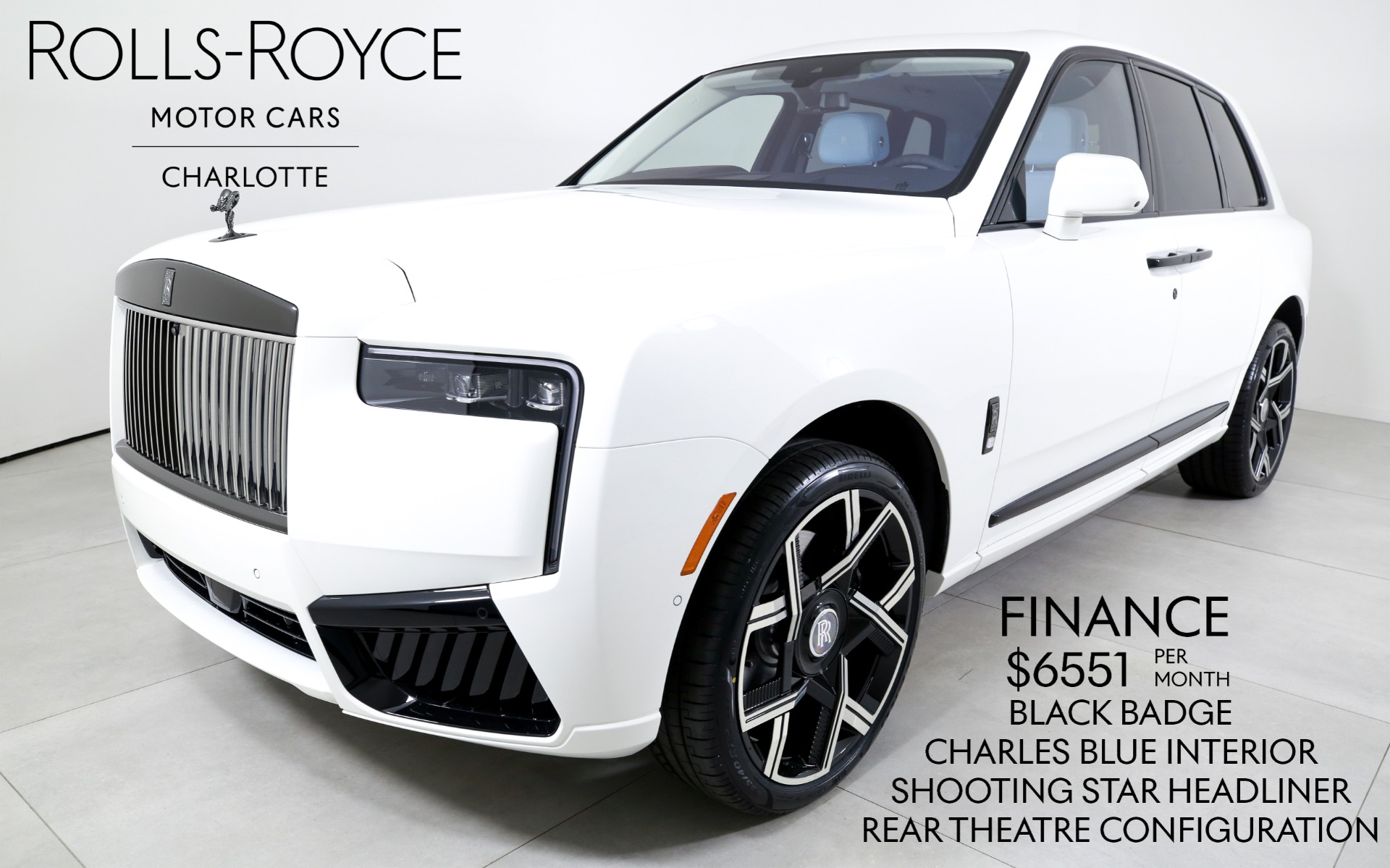 New 2027 Rolls-Royce Black Badge Cullinan  | Charlotte, NC