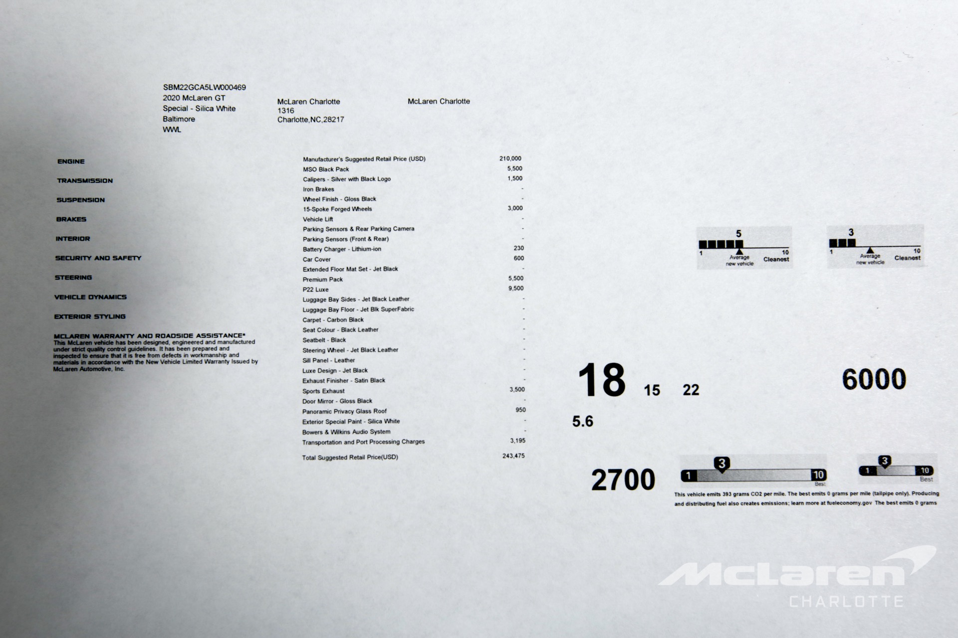 New 2020 McLaren GT | Charlotte, NC
