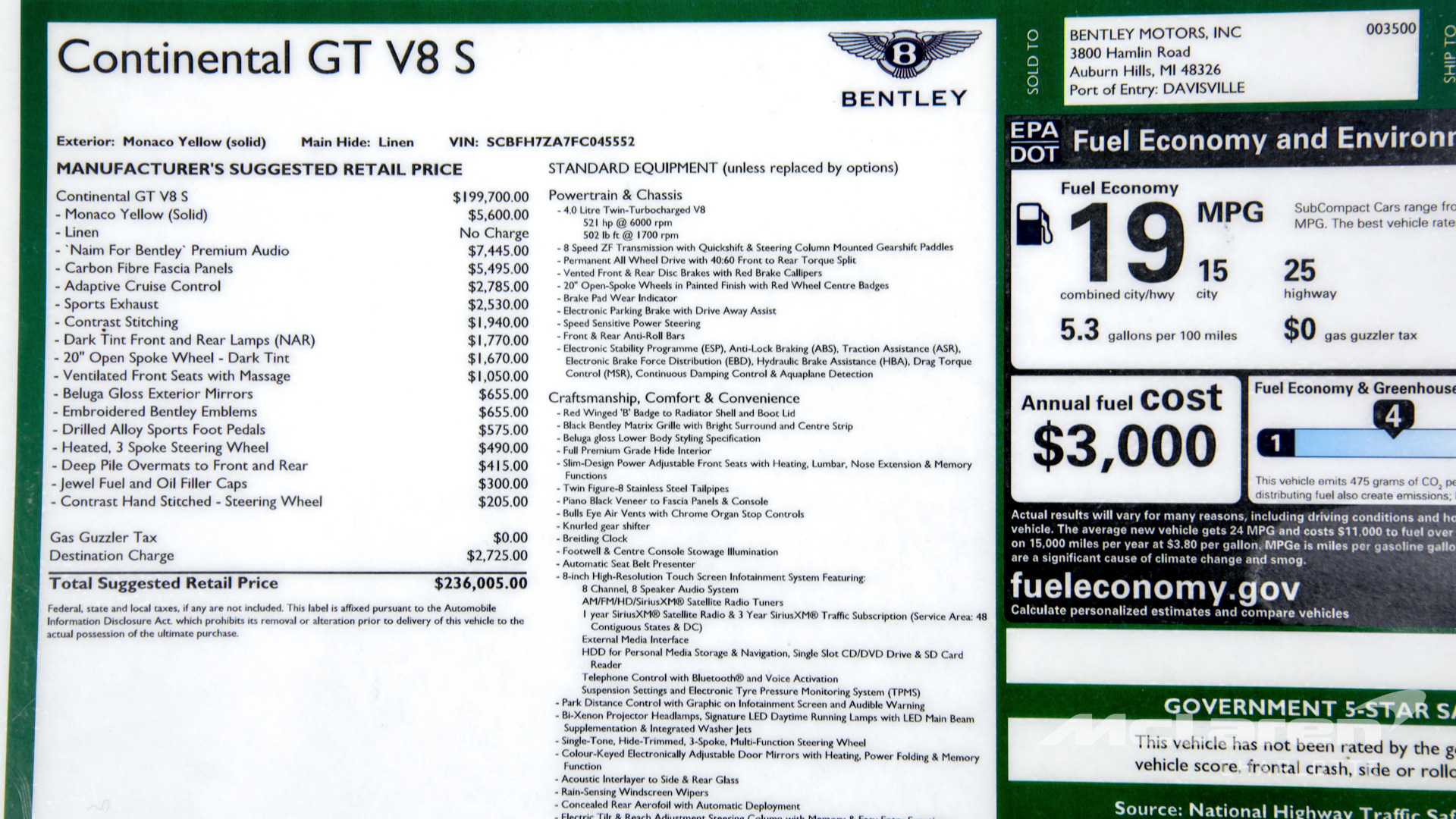 Used 2015 Bentley Continental GT V8 S | Charlotte, NC