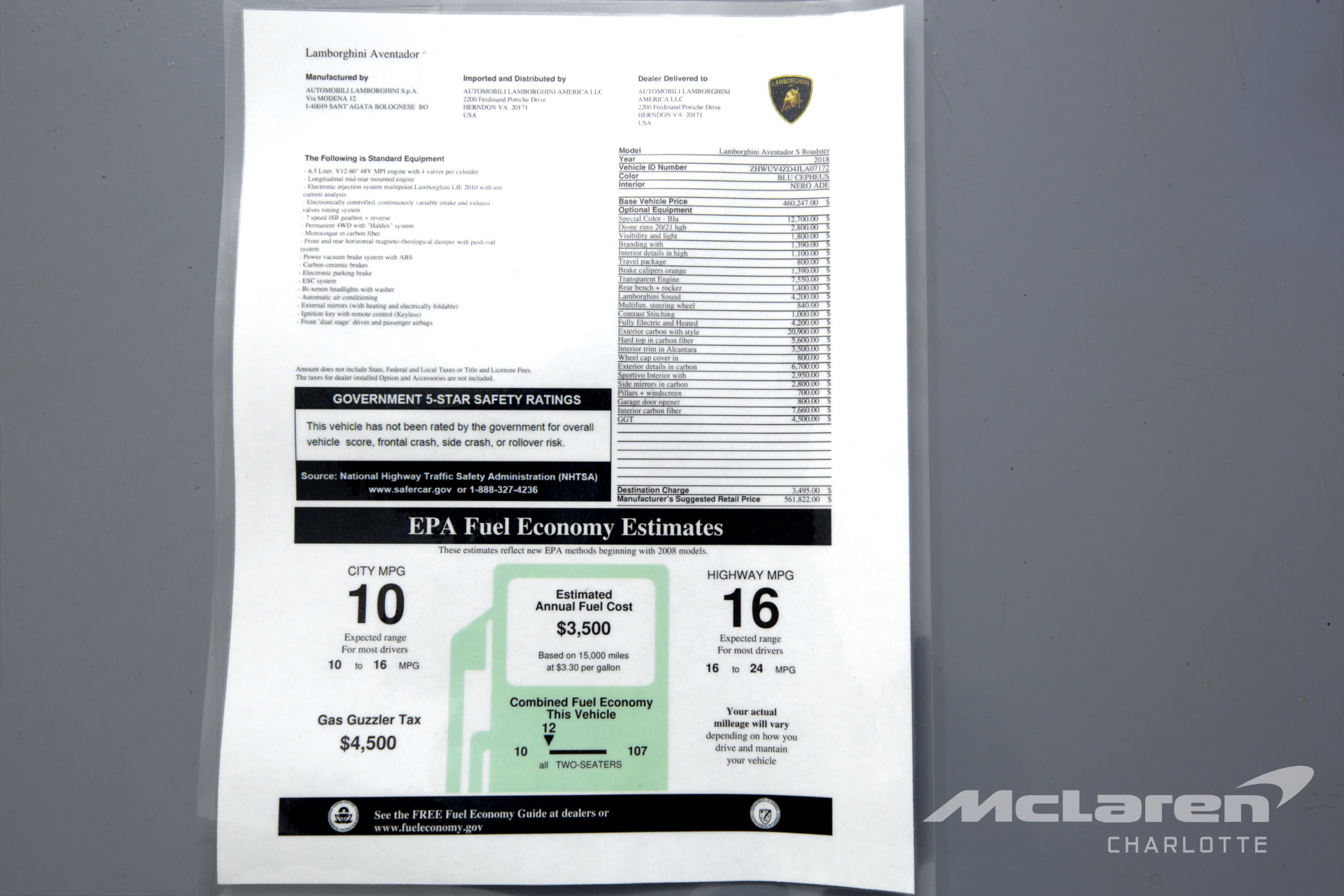 Used 2018 Lamborghini Aventador LP 740-4 S | Charlotte, NC
