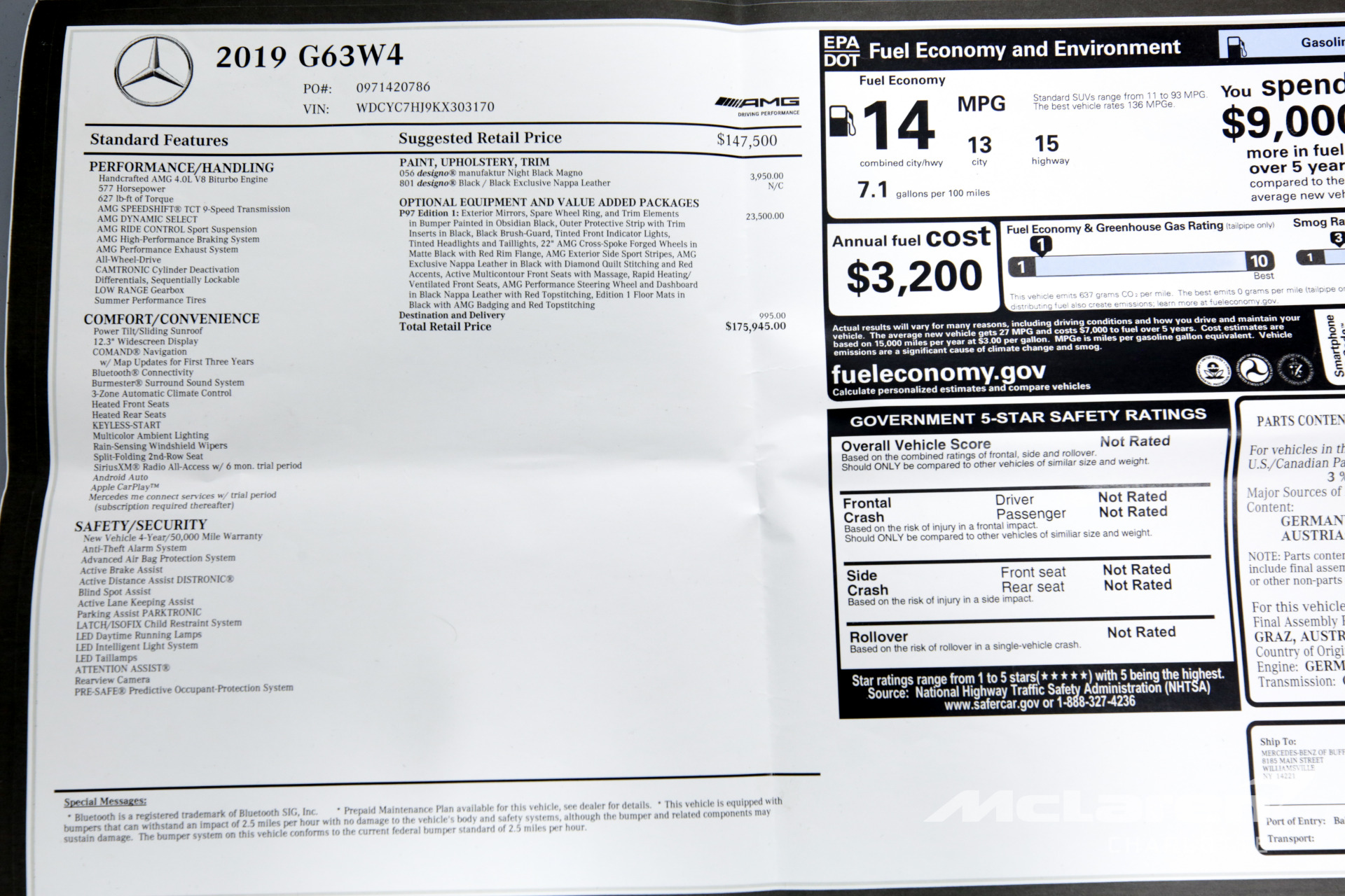 Used 2019 Mercedes-Benz G-Class AMG G 63 | Charlotte, NC